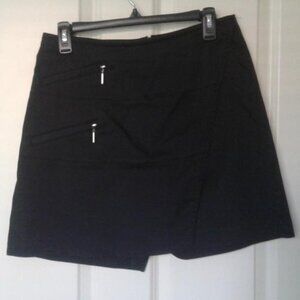 Jamie Sadock skort/shorts  Size 6  Black with silver zips